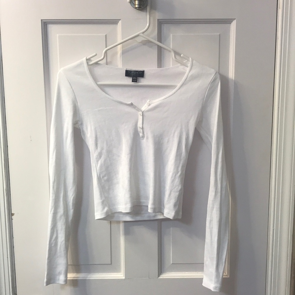 simple long-sleeve top shop top